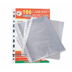 Bìa lá lỗ  A4-400g Nguyễn Trần 100 tờ/xấp (Bìa sơ mi đục lỗ mỏng)