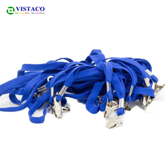 Dây thẻ kẹp sắt ( Dây đeo lụa móc xoay )