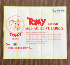 Giấy nhãn Tomy 108 10tờ/xấp