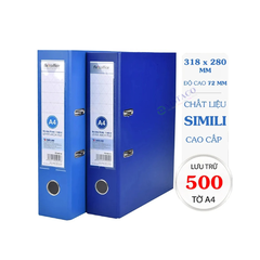 Bìa còng 70mm A4 FO-BC12 xanh 1 mặt si Thiên long