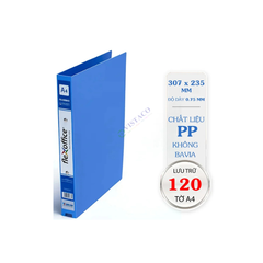 Bìa nhẫn 2-Oring 35 FO-ORB03 -xanh Thiên Long