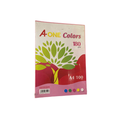 Bìa thái A4 Hồng 100 tờ/xấp ( Giấy màu ĐL 160 A4 (80 Kg) )