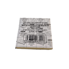 Giấy notes 3x3 UNC 100 tờ/xấp ( Giấy ghi chú Officetex 3*3 vàng )
