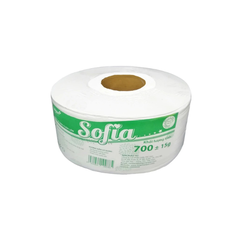 Giấy vệ sinh Mini Jumbo 700gr(Giấy vệ sinh ( Sài gòn Sofia 700g màng co ))