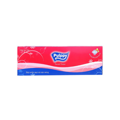 Khăn giấy lụa hộp Pulppy 5 hộp lốc 180 tờ