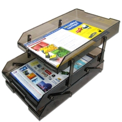 Kệ 3 tầng mica trượt Xukiva No. 169-3