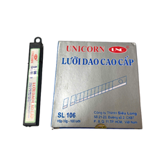 Lưỡi dao rọc giấy UNC nhỏ xanh 9mm