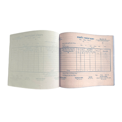 Phiếu nhập kho 2 liên A5 (50 bộ) 16*21