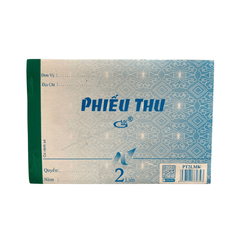 Phiếu thu 2 liên  (50 bộ) 13*19