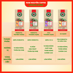 Cà phê rang mộc Arabica cầu đất nguyên chất 5kg, cà phê giá sỉ cho quán