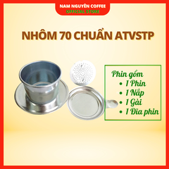 Phin nhôm pha cà phê cao cấp anode, phin pha cafe ngon chuẩn vị, cafe pha phin truyền thống từ Nam Nguyên Coffee