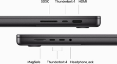 MacBook Pro 16 inch M3 Max (14 CPU, 30 GPU) 2023 - New