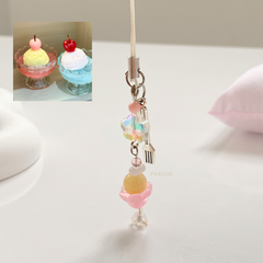 móc khoá kem đồ ngọt