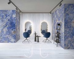 Gạch Ấn Độ 1200x2400 men Bóng Porcelain Royal Azul