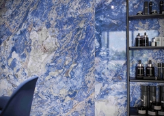 Gạch Ấn Độ 1200x2400 men Bóng Porcelain Royal Azul