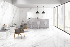 Gạch Ấn Độ 1200x2400 men Bóng Porcelain STATUARIO REGALIA