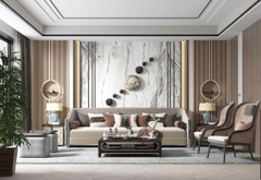 Trang trí phòng khách - Phong cách Luxury mẫu số 16