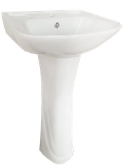 Chậu Lavabo treo tường chân dài JOMOO 12489-1/11P-I011