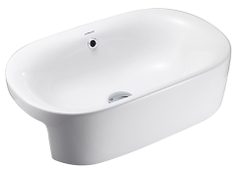 Chậu Lavabo bán âm bàn JOMOO 12707-1/01Z-I011
