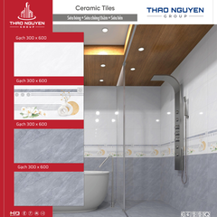 Bộ gạch ốp tường Redstar 300x600mm Ceramic REC36.8834