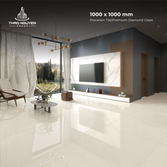Gạch lát 1000x1000 CMC men kim cương Porcelain CPD11004S5