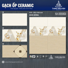 Bộ gạch ốp tường Redstar 300x600mm Ceramic REC36.8822