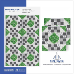 Gạch sân vườn 50x50 RedStar men Sugar Ceramic RTC55.4908