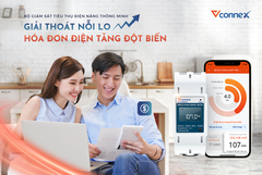 Bộ giám sát tiêu thụ điện năng thông minh 1 pha Vconnex VCN-EM0101