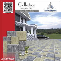 Gạch sân vườn 50x50 RedStar men Sugar Ceramic REC55.4804