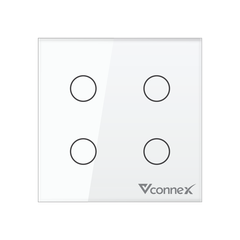 Công tắc thông minh 4 kênh không viền Vconnex VCN-WS04