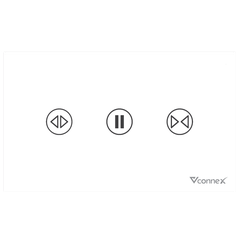 Công tắc rèm đơn thông minh không viền Vconnex VCN-WS1C