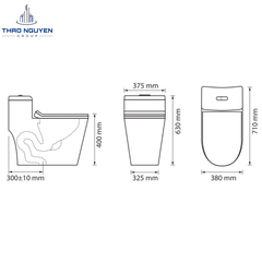 Bồn Cầu Liền Khối OSETER OS8-113