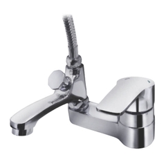 Vòi lavabo nóng lạnh liền sen 03 lỗ AMY AM4002