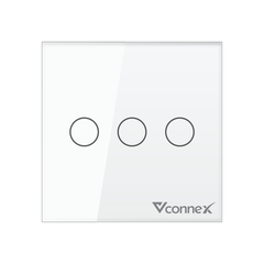 Công tắc thông minh 3 kênh không viền Vconnex VCN-WS03