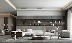 Trang trí phòng khách - Phong cách Luxury mẫu số 15