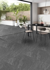 Gạch Ấn Độ 600x600 men Matt Porcelain MARMI GRAPHITE