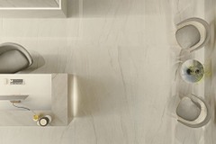 Gạch Ý 1200x1200 men Bóng Porcelain CALACATTA MONT BLANC MW0512L