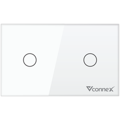 Công tắc thông minh 2 kênh không viền Vconnex VCN-WS02