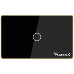 Công tắc thông minh 1 kênh viền nhôm Vconnex VCN-WS01L