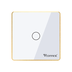 Công tắc thông minh 1 kênh viền nhôm Vconnex VCN-WS01L