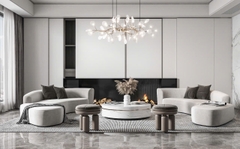 Trang trí phòng khách - Phong cách Luxury mẫu số 23