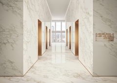 Gạch Ý 1200x1200 men Bóng Porcelain CALACATTA GOLD MB0212L