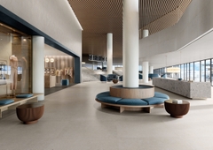 Gạch Ý 1200x1200 men Matt Porcelain SILVER GRAIN GREY SI0312