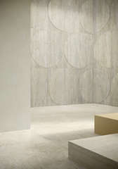 Gạch Ý 1200x1200 men Matt Porcelain TRAVERTINO BEIGE COSS CUT TR0412