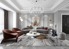 Trang trí phòng khách - Phong cách Luxury mẫu số 13