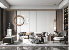 Trang trí phòng khách - Phong cách Luxury mẫu số 7