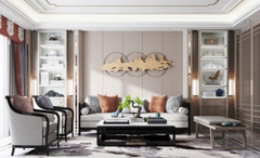 Trang trí phòng khách - Phong cách Luxury mẫu số 1