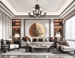 Trang trí phòng khách - Phong cách Luxury mẫu số 33