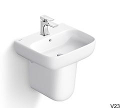 Chậu treo tường Mekong và chân Viglacera V23
