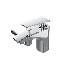 Vòi lavabo nóng lạnh liền sen 01 lỗ AMY AM9002